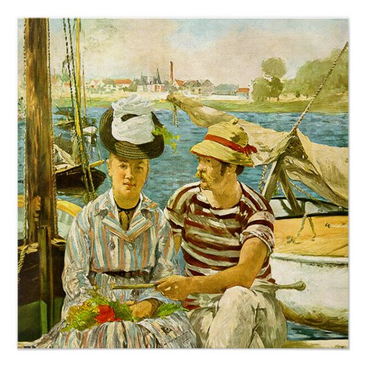 Argenteuil Edouard Manet Perfect Poster (Voorkant)