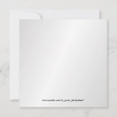 Argentez les soixantième invitations (Dos)