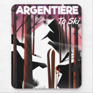 Argentière, Frankrijk ski reisposter Muismat