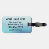 Argentijns-Amerikaans Bagagelabel van het hart (Achterkant horizontaal)