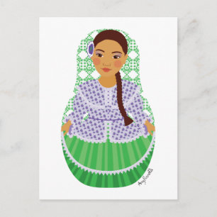 Argentijns Matryoshka-Briefkaart Briefkaart