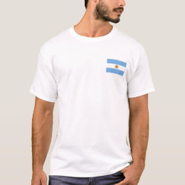 Argentijns Vlag T-Shirt, Patriotische T-Shirts, T-shirt