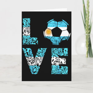 Argentijns voetbalelftal Argentinië Liefde Ll Arge Kaart