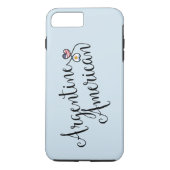 Argentijnse Amerikaanse Gloed Hearts Cell Phone Ca Case-Mate iPhone Case (Achterkant)