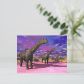 Argentijnse dinosaurus - 3D rendering Briefkaart (Staand voorkant)