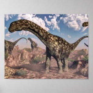 Argentijnse dinosaurus poster