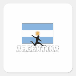 Argentijnse Football Soccer Nationaal Team Vierkante Sticker