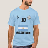 Argentijnse Football Soccer National Team T-Shirt (Voorkant)
