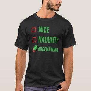 Argentijnse Funny Argentina Pajama Kerstmis T-shirt