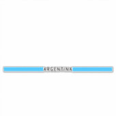 Argentijnse minimalistische vlag sticker (Voorkant)