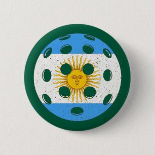 argentijnse pickleball ronde button 5,7 cm
