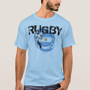 Argentijnse Rugby Fans T-Shirt Pass Ball