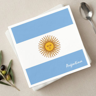 Argentijnse servetten, Argentijnse vlag feest / sp Servet