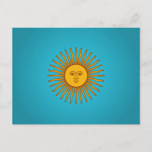 Argentijnse Sol de Mayo Briefkaart