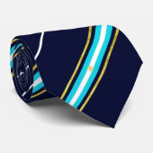 Argentijnse strepen vlag stropdas (Opgerold)