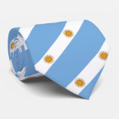 Argentijnse Stropdassen, mode Argentina Flag, bedr Stropdas (Opgerold)