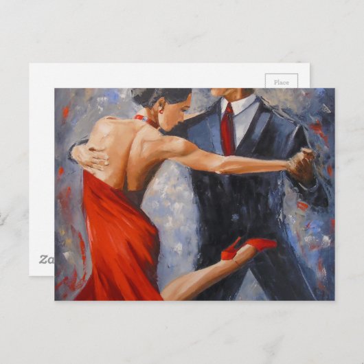 Argentijnse tango briefkaart (Voorkant / Achterkant)