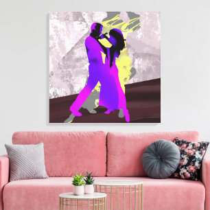 Argentijnse tangodansers canvas afdruk