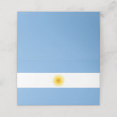 Argentijnse vlag (Buitenkant ongevouwen)