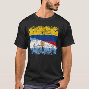 Argentijnse vlag Argentinië Colombia T-shirt