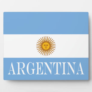 Argentijnse vlag Bandera De Argentina Fotoplaat