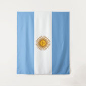 Argentijnse vlag Bandera De Argentina Wandkleed (Voorkant)