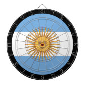 Argentijnse vlag Dartboard en Argentinië/spelboard Dartbord (Voorkant)