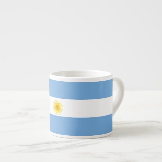 Argentijnse vlag espresso kop (Voorkant rechts)