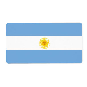 Argentijnse vlag etiket