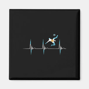 Argentijnse Vlag Hartslag Ekg Pols Argentijns Voet Magneet