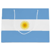 Argentijnse vlag large cadeauzakje (Voorkant)