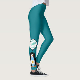 Argentijnse Vlag Praten Ms Penguin Gepersonaliseer Leggings