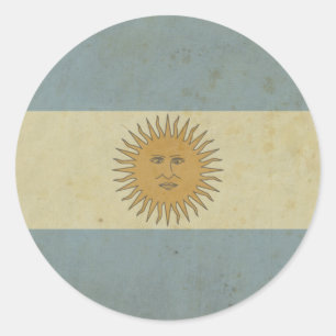 Argentijnse vlag Ronde Sticker