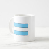 Argentijnse vlag T-shirts en cadeautjes Koffiemok (Voorkant links)