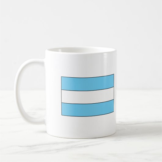 Argentijnse vlag T-shirts en cadeautjes Koffiemok (Links)
