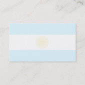 Argentijnse vlag visitekaartje (Achterkant)