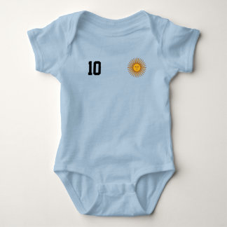 Argentijnse Voetbal Custom Naam & Nummer Romper