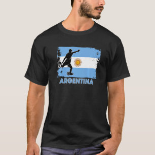 Argentijnse Voetbal Fan 2022 Nationaal Football Te T-shirt
