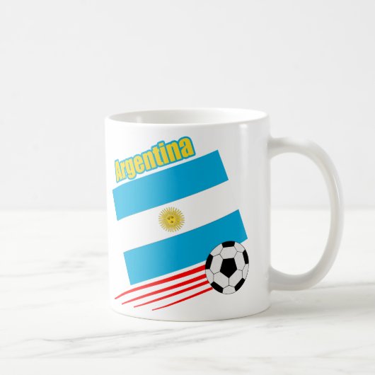 Argentijnse voetbalploeg koffiemok (Rechts)