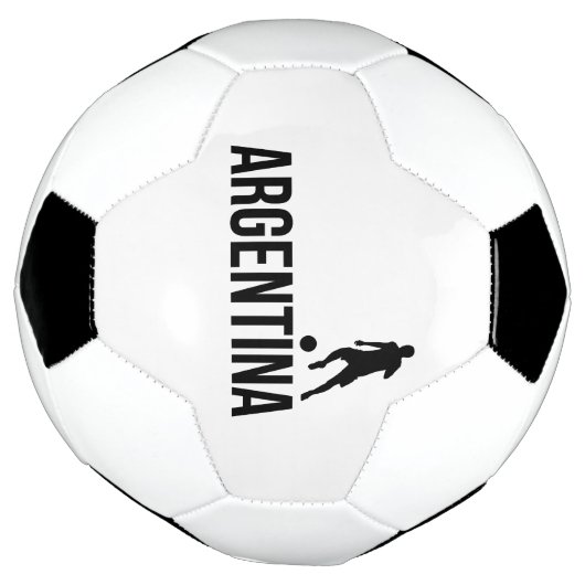 Argentijnse voetbalspeler gebruikt punt als bal voetbal (Gedraaid)