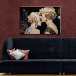 Argentijnse vrouwen delen een geheime Miami-schild Poster