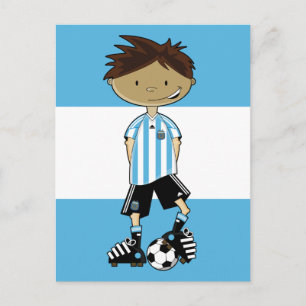 Argentijnse WK Voetbal Briefkaart