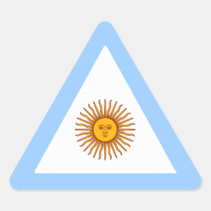 ARGENTINA DRIEHOEK STICKER