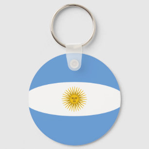 Argentina Fisheye Flag Sleutelhanger
