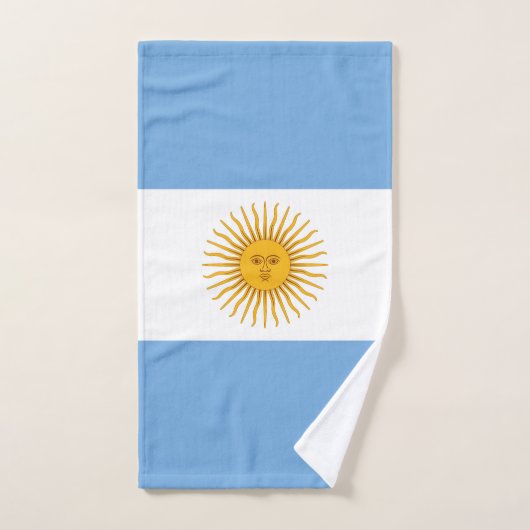 Argentina flag (Serviette à main)