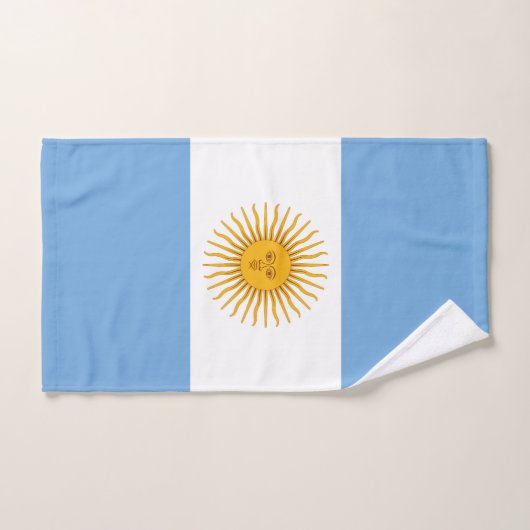 Argentina flag (Serviette à main)