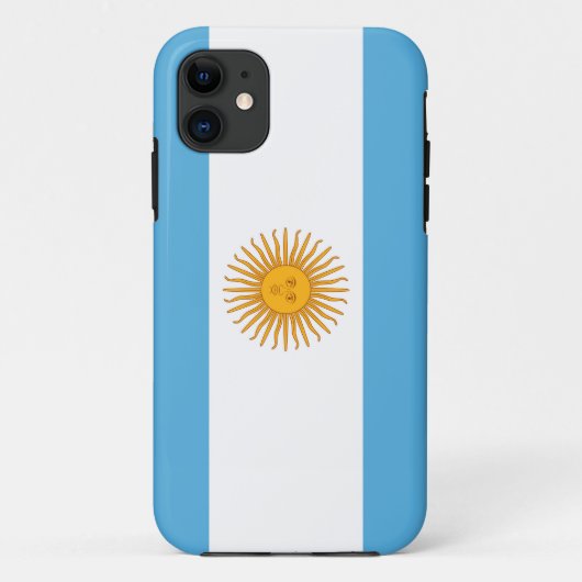 Argentina Flag Cell Phone Case (Achterkant)