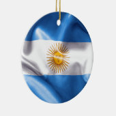 Argentina Flag Ceramic Ornament (Rechts)