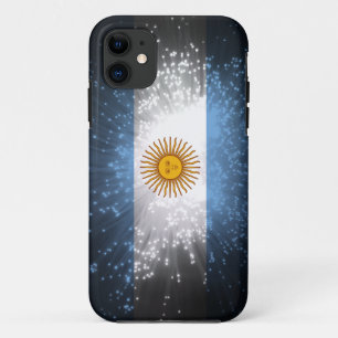 Argentina Flag Fireworks iPhone 11 Hoesje