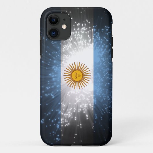 Argentina Flag Fireworks Case-Mate iPhone Case (Achterkant)